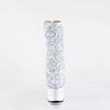 Pleaser - ADORE1042SQ Bottes de plateforme, Pole dance chaussures - Blanc Product image